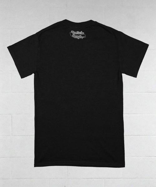 T-Shirt Nera BPSL2 Stampa Grigia